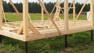 Сарай на винтовых сваях или хозблок на сваях Дмитров цена от 2496 руб. / шт.